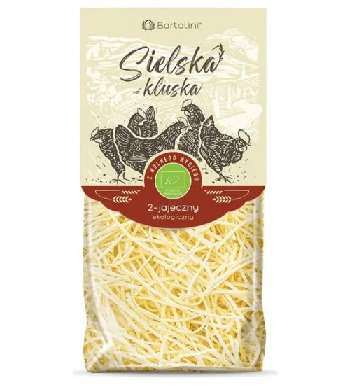 Makaron krajanka cienka do rosołu 2-jajeczny 250 g - Bartolini (EKO)