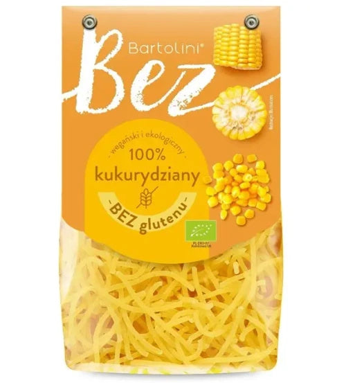 Makaron krajanka kukurydziany bezglutenowy 250 g - Bartolini (EKO)