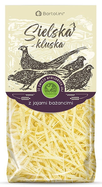 Makaron krajanka z jaj bażancich 250 g - Bartolini (EKO)