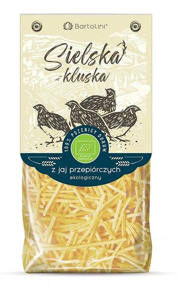 Makaron krajanka z jaj przepiórczych 250 g - Bartolini (EKO)