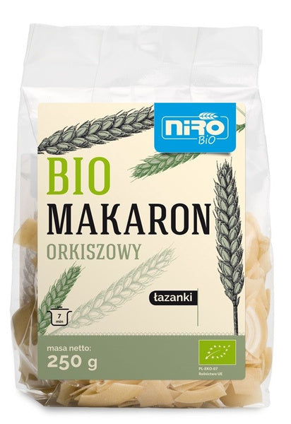 Makaron łazanki orkiszowy 250 g - Niro (EKO)