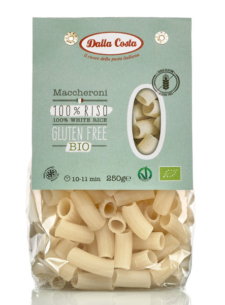 Makaron maccheroni ryżowy bezglutenowy 250 g - Dalla Costa (EKO)