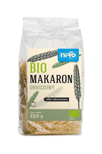 Makaron orkiszowy nitki luksusowe 250 g - Niro (EKO)