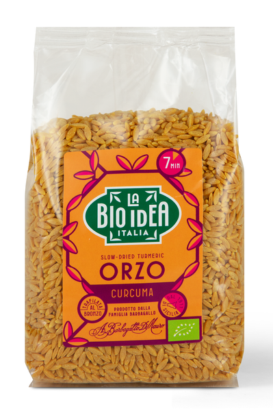 Makaron orzo z kurkumą i czarnym pieprzem 400 g - La Bio Idea (EKO)