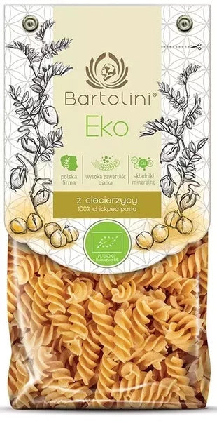 Makaron proteinowy świderki z ciecierzycy 250 g - Bartolini (EKO)