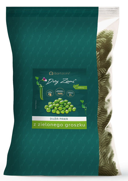 Makaron proteinowy z groszku zielonego świderki 1 kg - Bartolini