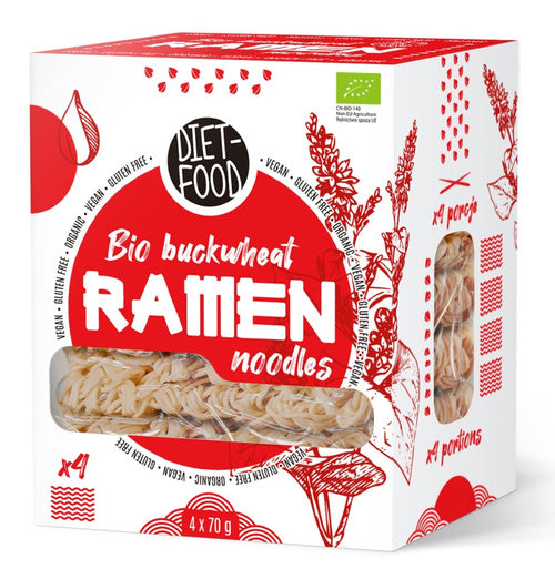 Makaron ramen gryczany bezglutenowy 280 g - DIET-FOOD (EKO)