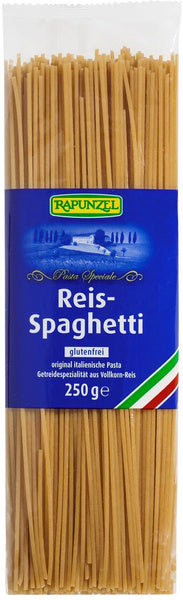 Makaron ryżowo razowy spaghetti bezglutenowy 250 g  -  Rapunzel (EKO)