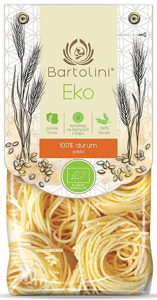 Makaron spaghetti gniazda semolinowy a'la chitarra 250 g - Bartolini (EKO)