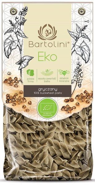 Makaron świderki duże gryczany 250 g - Bartolini (EKO)
