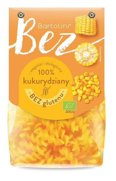 Makaron świderki kukurydziany bezglutenowy 250 g - Bartolini (EKO)