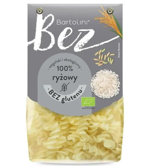 Makaron świderki ryżowy bezglutenowy 250 g - Bartolini (EKO)