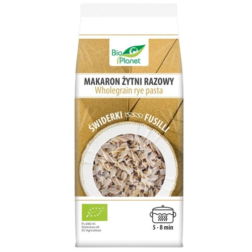 Makaron świderki żytni razowy 400 g - Bio Planet (EKO)