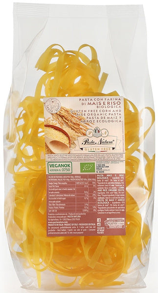 Makaron tagliatelle kukurydziano ryżowy bezglutenowy 250 g - Pasta Natura (EKO)