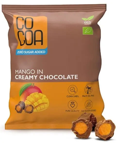 Mango w czekoladzie creamy 70 g - Cocoa (EKO)