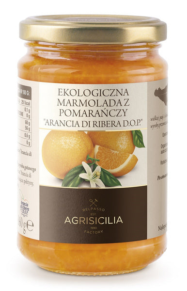 Marmolada z pomarańczy sycylijskich 360 g - Agrisicilia (EKO)