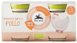 Mięso kurczaka bezglutenowe od 4 msc. 2 szt. 160 g - Alce Nero (EKO)