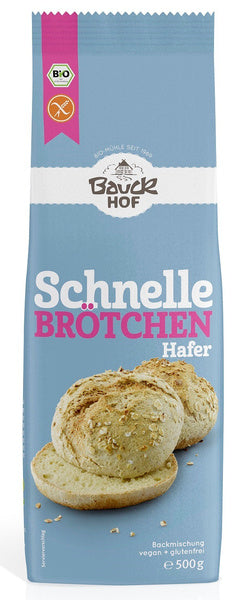 Mieszanka do wypieku bułek bezglutenowa 500 g - Bauck Hof (EKO)