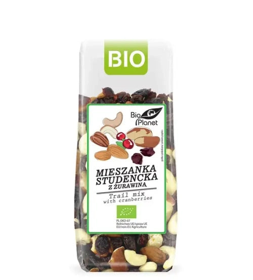 Mieszanka studencka z żurawiną 150 g - Bio Planet (EKO)