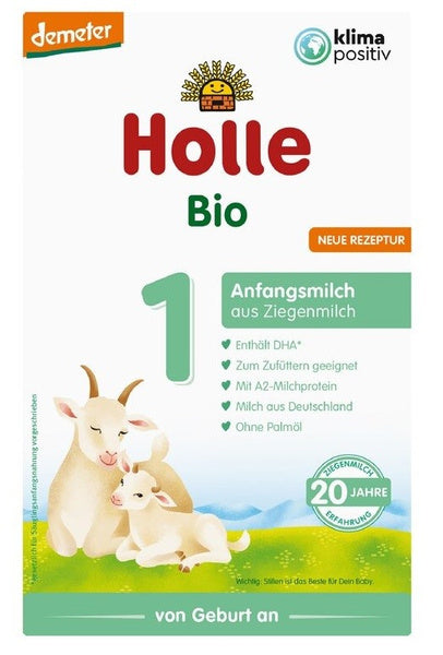 Mleko kozie 1 początkowe dla niemowląt od 6 msc. 400 g - Holle (EKO)