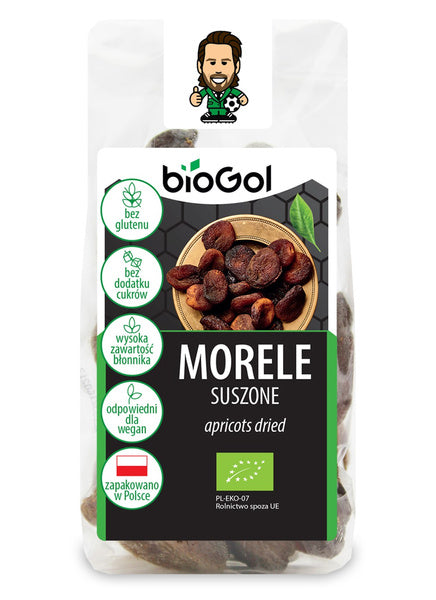 Morele suszone bezglutenowe 150 g - Biogol (EKO)