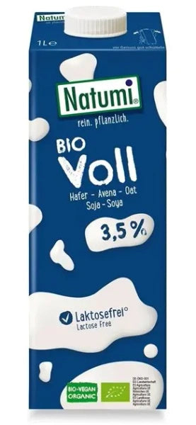 Napój owsiano sojowy 3,5 % bez dodatku cukru 1 l - Natumi (EKO)