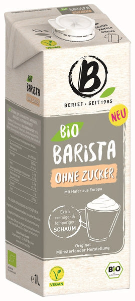 Napój owsiany barista bez cukru 1 l - Berief (EKO)