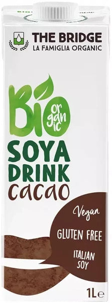 Napój sojowy czekoladowy bezglutenowy 1 l - The Bridge (EKO)