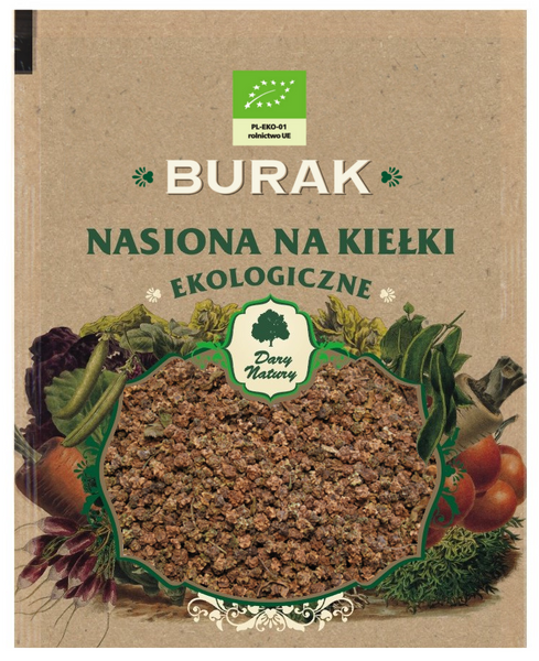 Nasiona buraka na kiełki 30 g - Dary Natury (EKO)
