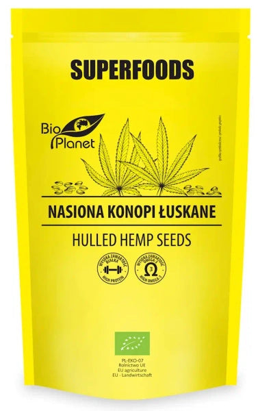 Nasiona konopi łuskane 200 g - Bio Planet (EKO)