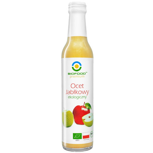 Ocet jabłkowy 5 % niefiltrowany 250 ml - Bio Food (EKO)