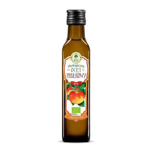 Ocet jabłkowy 5 % niefiltrowany 250 ml - Dary Natury (EKO)
