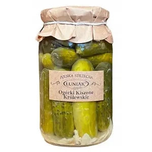 Ogórki kiszone królewskie 710 g (410 g) - Luniak