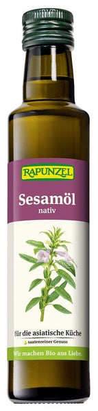 Olej sezamowy tłoczony na zimno 250 ml - Rapunzel (EKO)