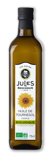 Olej słonecznikowy tłoczony na zimno 750 ml - Jules Brochenin (EKO)