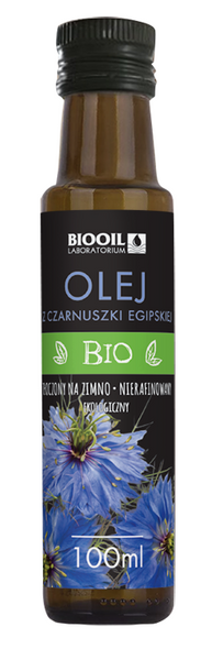 Olej z czarnuszki egipskiej tłoczony na zimno 100 ml - Biooil (EKO)