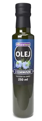 Olej z czarnuszki tłoczony na zimno 250 ml - Naturavena