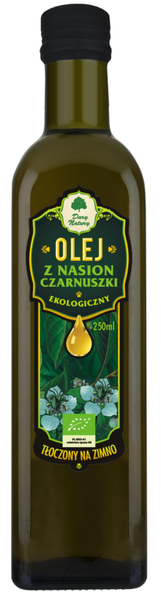 Olej z nasion czarnuszki 250 ml - Dary Natury (EKO)