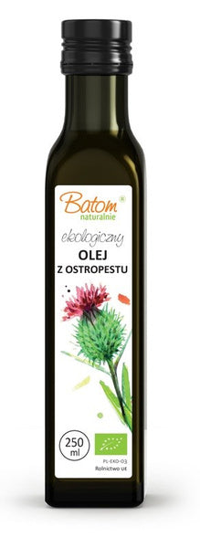 Olej z ostropestu plamistego tłoczony na zimno 250 ml - Batom (EKO)