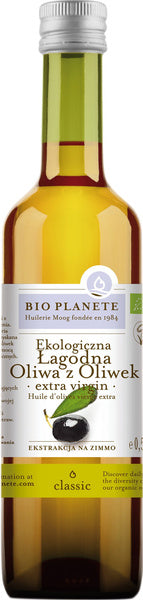 Oliwa z oliwek extra virgin łagodna 500 ml - Bio Planete (EKO)
