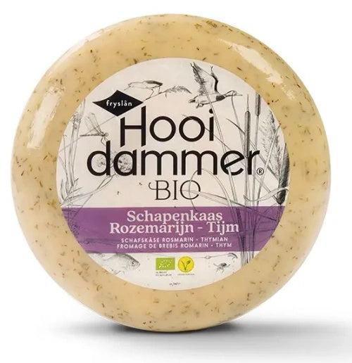 Owczy ser dojrzewający z rozmarynem i tymiankiem ok. 4,5 kg - Hooidammer (EKO)