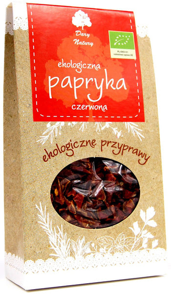Papryka słodka suszona 50 g - Dary Natury (EKO)