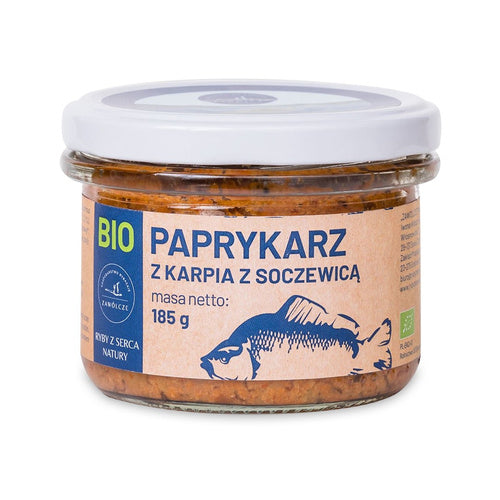 Paprykarz z karpia z soczewicą 185 g - Ryby Z Serca Natury (EKO)