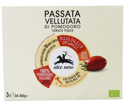 Passata sos pomidorowy 3 szt. 600 g - Alce Nero (EKO)