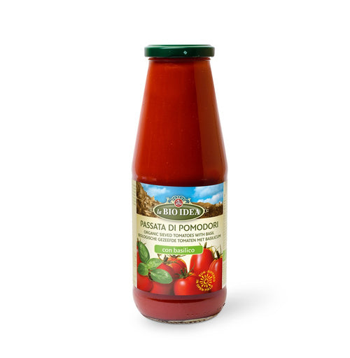 Passata sos pomidorowy z bazylią 680 g - La Bio Idea (EKO)