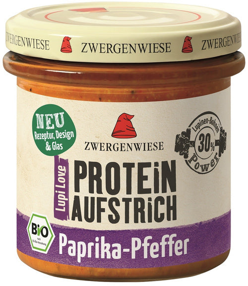 Pasta proteinowa z papryką i pieprzem bezglutenowa 135 g - Zwergenwiese (EKO)