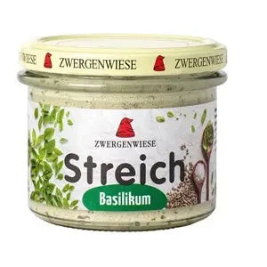 Pasta słonecznikowa z bazylią bezglutenowa 180 g - Zwergenwiese (EKO)