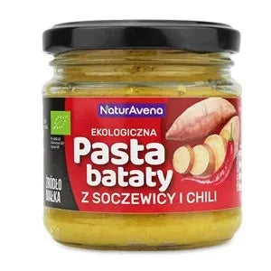 Pasta z soczewicy i batatów z chili 185 g - Naturavena (EKO)