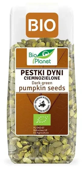 Pestki dyni ciemnozielone europejskie 150 g - Bio Planet (EKO)