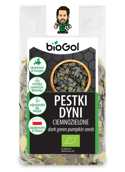 Pestki dyni ciemnozielone europejskie 150 g - Biogol (EKO)